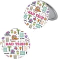 thumbnail image 1 of OKEYCH Future Radiologic Technologist Gift Rad Tech Makeup Mirror Xray Tech Pocket Mirror Radiology Graduation Gift (Rad Tech J C), 1 of 7