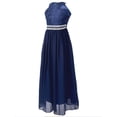 thumbnail image 2 of renvena Flower Girls Halter Floral Lace Sleeveless Wedding Party First Communion Dress, 2 of 7
