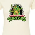 thumbnail image 3 of Teenage Mutant Ninja Turtles - Logo Character Group - Juniors Fitted Graphic T-Shirt, 3 of 5