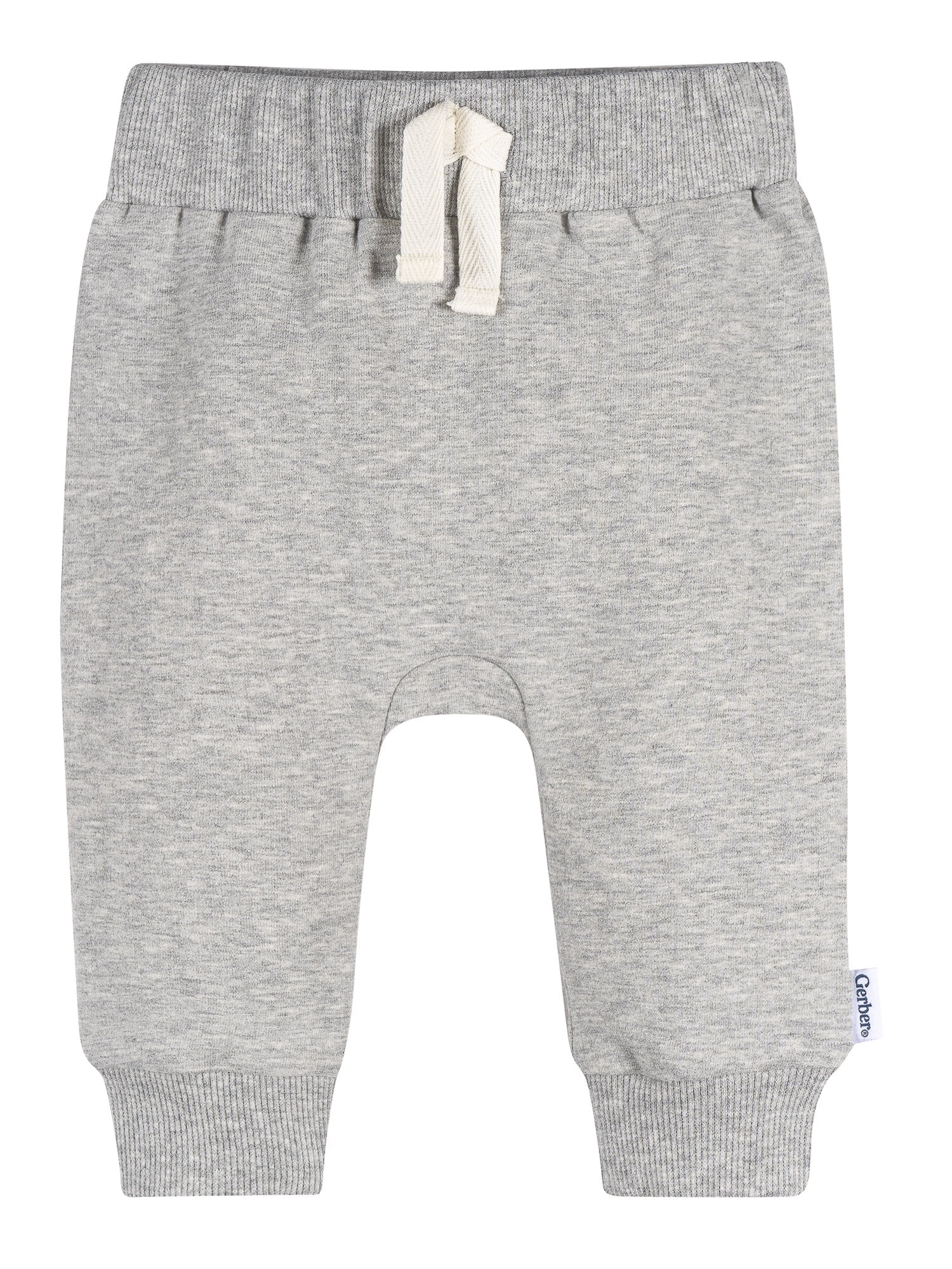 Gerber Baby and Toddler Neutral Joggers, 3-Pack, Sizes 0/3 Months - 5T