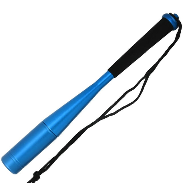 Martillo de pesca, palo de pesca, portátil, antideslizante, aleación de aluminio, multiusos, accesorio de pesca, herramienta para golpear la pesca Azul