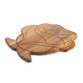 thumbnail image 3 of Wooden Chopping Board Cutting Board Serving Tray Flower Shaped Design for Kitchen Vegetables Cheese Meats and Pizza, 3 of 9