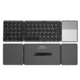 thumbnail image 4 of Round Key Bluetooth Foldable Keyboard with Touchpad Universal 140mAh Wireless 64 Key Folding Keyboard Black, 4 of 5