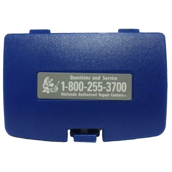 Blue Pokemon Battery Cover Game Boy Color for GBC Replacement Door Sticker New