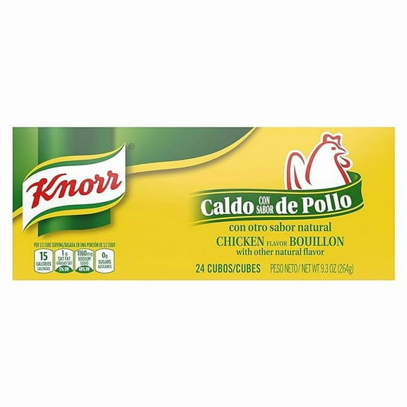 1 x Knorr Cube Bouillon, Chicken, 24 cubes, 9.3 oz