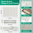 thumbnail image 6 of Petyoung 24" x 16" Stone Drying Mat with 24" x 4" Faucet Mat Set, Absorbent Kitchen Counter Drying Pad for Dishes, Bottles, Cups, 6 of 7