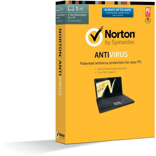 Pc Software Norton Anti Virus 1-pc - Walmart.com