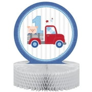 Farmhouse 1st Birthday Boy Centerpiece