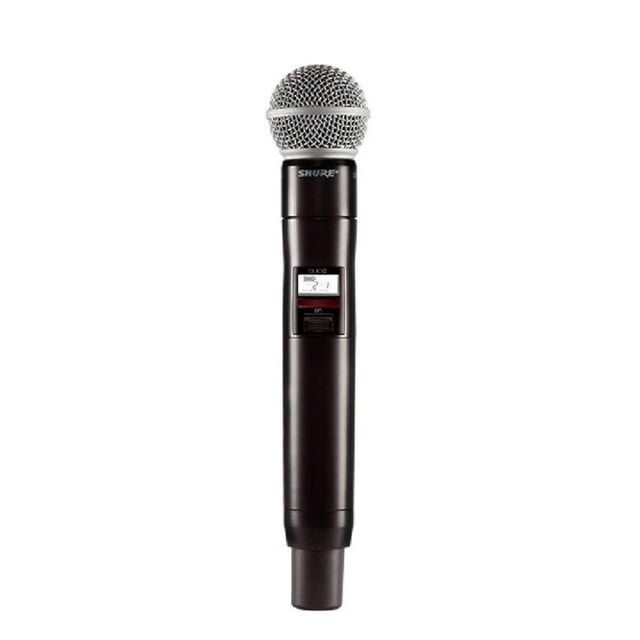 Transmisor de Mano Shure QLXD2-SM58 Cardioide Dinámico 100m Rango de frecuencias portadoras 470–937.5 MHz