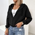 thumbnail image 6 of PBFRDSJ Women's Lightweight Rain Jacket Comfortable Stretch Hooded Zip Up Jacket with Pockets for Hiking Travel Outdoor Sizes S-2XL, 6 of 9