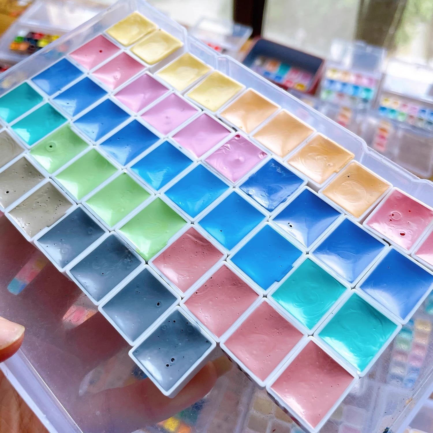 Schmincke Academy Watercolor Paint 12 Colors 2ml Opaque Watercolor Student Beginner Painting Nail Art