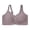 Grey, variant on Bras for Women Bra Flat Seamless Everyday Comfort Wireless Supportive Full Coverage Large Size Underwear for Women with European Styles Gray 3XL
