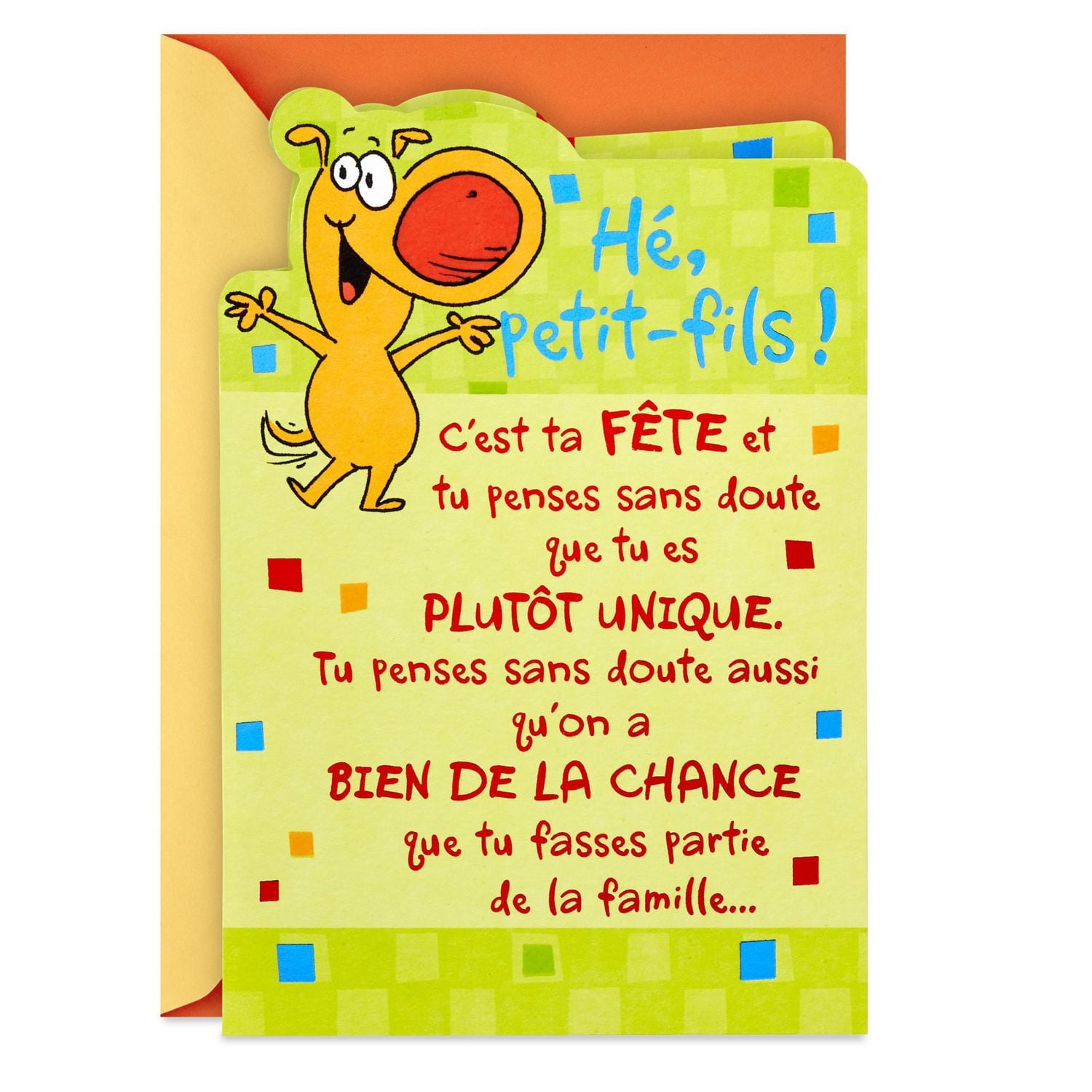 Carte Fête Des Pères De La Part Du Petit-fils - 22,9x15,2 Cm - Piccadilly Greetings