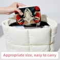 thumbnail image 6 of Aries Velvet Portable Jewelry Organizer with Removable Compartment - Necklace Holder, Jewelry Box, and Bracelet Holder, 6 of 7