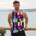 thumbnail image 6 of Rocae funny dogs for Men's Workout Tank Top Men's Running Tank Top Dry Fit Athletic Workout Tank Tops-XX-Large, 6 of 7