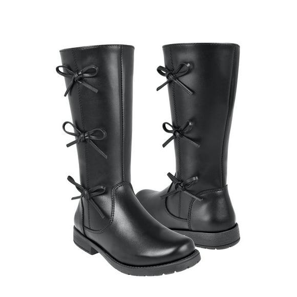 BOTAS STYLO NIÑA 19608 SIMIPIEL NEGRO 18-21