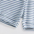 thumbnail image 6 of TOWED22 Toddler Boys Summer Clothes Garbage Truck Print Short Sleeve Tee Elastic Shorts Set Blue,3-6 M, 6 of 8
