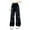 E7 Black, variant on Jeans for Girls Baggy Wide Leg Cute Bow High Elastic Waisted Denim Pants Y2K Boyfriend Skater Streetwear 7-14Y Girls Jeans Size 10-12 Pull Up Jeans For Teen Girls Y2K