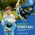 thumbnail image 4 of Flybar Pogo Trick Ball for Kids, Trick Board for Boys and Girls Ages 6 and Up, Blue Camo, 4 of 7