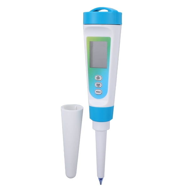 Probador Probador De PH Alta Precisión 0 A 14 Rango De Medición De PH Medidor De PH De Temperatura 2 En 1 Con Función ATC Para Queso Carne Fruta Comida Masa
