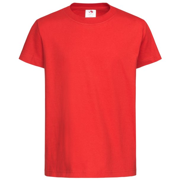 Stedman - Camiseta clásica para niños y niñas (Rojo Escarlata)