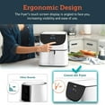 thumbnail image 3 of COSORI Air Fryer Max XL(100 Recipes) Electric Hot Oven Oilless Cooker LED Touch Screen with 13 Cooking Functions,Preheat and Shake Reminder, Nonstick Basket, 5.8 QT, DIGITAL-Creamy White, 3 of 4