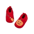 thumbnail image 2 of Newborn Baby Halloween Luminous Warm Cotton Anti-Slip Soft Walking Pumpkin First Walkers, 2 of 8