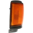 thumbnail image 3 of VioziteGam 2pcs Signal Light Left Right Side Plastic Lens Amber Lens Signal Lamp Corner Light W/ Gray Trim W/ Bulbs for Toyota for Pickup 1987-1988 with Bulb(S)-Assembly TO2520115 10822658, 3 of 10
