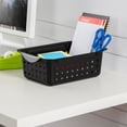 thumbnail image 4 of Sterilite Panier de Rangement Ultra Small Home Organization avec Trous, Noir (12 Pièces), 4 of 7