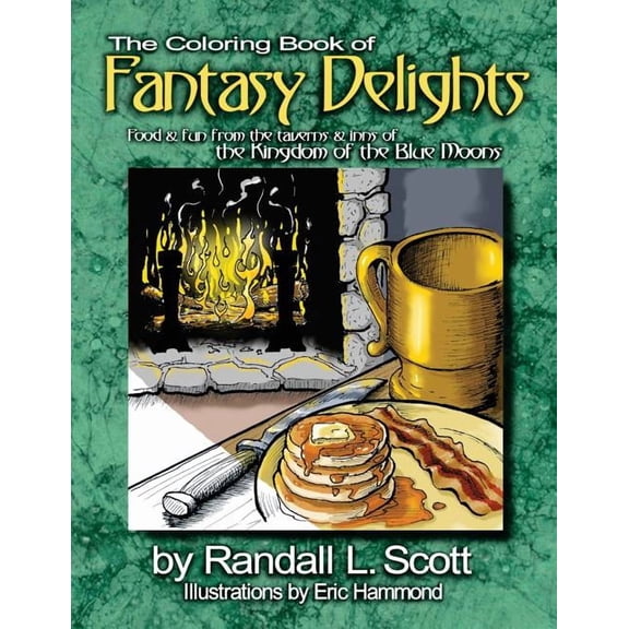The Coloring Book of Fantasy Delights (Paperback)