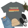 thumbnail image 4 of Trucker Funny Job Title Profession Worker Truck Driver T-shirt, 4 of 4