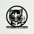 thumbnail image 5 of Handmadetneonsign Personalized Swag Cat Home Number Metal Sign, Custom Cool Cat Address Metal Sign, 5 of 5