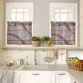 thumbnail image 2 of Baseball Valances for Windows,American Sports Kitchen Curtains,Bathroom Curtains Window Rod Pocket Short Curtains,Kitchen Window Curtains Over Sink,2PCS Small Window Curtains,Valances for Kitchen, 2 of 5