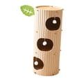 thumbnail image 2 of Bunblic Climbing Frame Home Decor Felt Cat Stuff Kitten Scratching Poodle Kitten Dog Three Layer Camel, 2 of 8