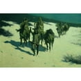 thumbnail image 3 of Frederic Remington 24x17 Black Modern Framed Museum Art Print Titled - The Trail of the Shod Horse (1907), 3 of 5