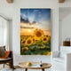 thumbnail image 4 of Pósteres de arte de paisaje de sol y campo de girasoles vintage al atardecer, impresiones en lienzo, cuadros de pared para la decoración del hogar de la sala de estar, 4 of 5