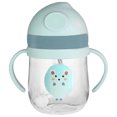 thumbnail image 1 of Muyoka Baby Sippy Cup Taza de agua Cartoon Baby Feeding Cup Taza de viaje portátil Gravity Ball Straw Baby Cup Los niños aprenden Alimentación Beber Botella Niños Niñas 250ml,Blue Muyoka Hogar, 1 of 7