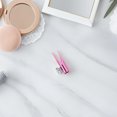 thumbnail image 4 of OUNONA 2Pcs Pink Dual Slot Makeup Pencil Sharpener Compact Portable Sharpener for Eyebrow Lipliner, 4 of 8