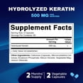 thumbnail image 2 of Suplementos de queratina hidrolizada vitamática 500 mg 120 cápsulas, 2 of 8