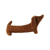 Leutsin 26 Inch Dachshund Pillow Long Weiner Dog Body Pillow Giant Dachshund Plush Cushion Toy for Christmas Sofa Chair Home Decor Dachshund Dog Stuffed Animals Puppy Plushies Soft Plush Toys Gifts