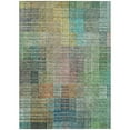 thumbnail image 2 of Addison Rugs Chantille Indoor/Outdoor Transitional Triangles Green Washable Rectangle Rug, 3' x 5', 2 of 6