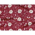 thumbnail image 5 of oneOone Rayon Red Fabric Christmas Diy Clothing Quilting Fabric Print Fabric By Yard 56 Inch Wide, 5 of 6