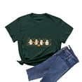 thumbnail image 6 of Godom Halloween T-Shirt for Women Cute Ghost Graphic Tee Short Sleeve Casual Fall Tops, 6 of 6