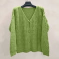 thumbnail image 3 of LOVZFMLL Cardigan pour Femmes à Col en V, Boutonné, Boutons, Cardigan Ajouré, 3 of 5