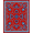 Red, Pattern 8, variant on ODIKA 8'x10' Machine Washable Non-Slip Area Rug, Elegant Featuring Intricate Geometric High Traffic Rug, Red, 65843