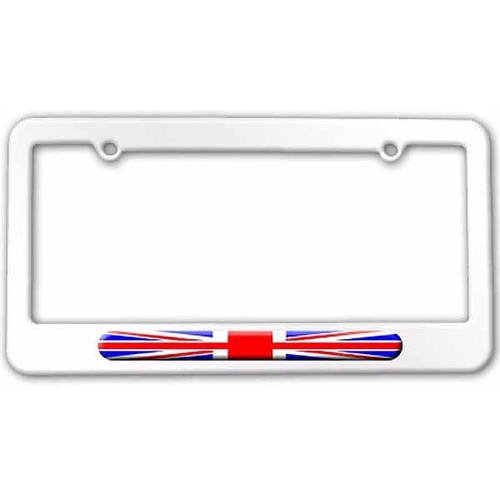 UK Flag United Kingdom, British Flag License Plate Tag Frame, Multiple Colors
