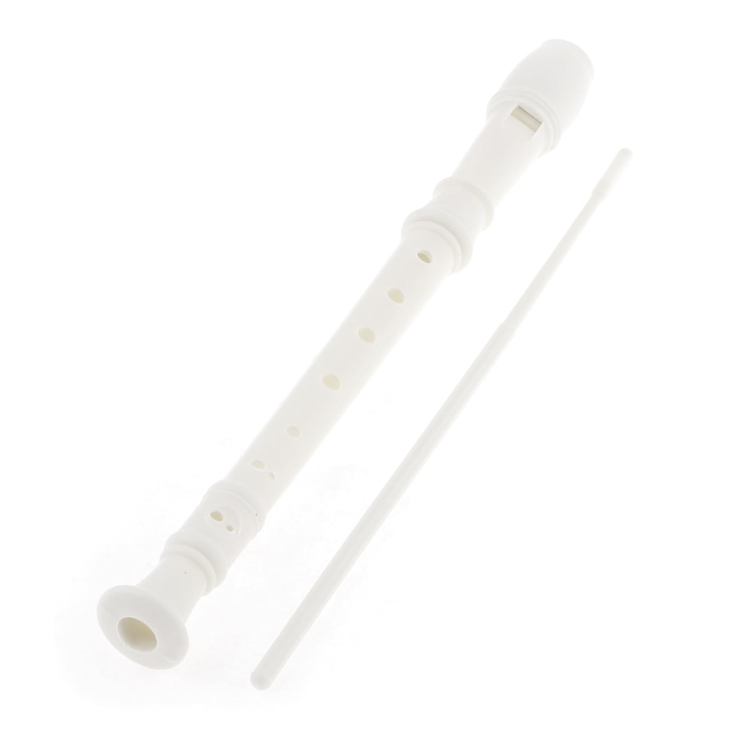 30cm Long Instrument Plastic 8 Holes Soprano Flute Recorder w Stick
