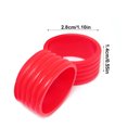 thumbnail image 2 of Naiovety 2 piezas agarre de raqueta anillo de goma bádminton bate Overgrip Fix Kit agarre cinta Protector suministros Universal deportes al aire libre Tenis Rojo Naiovety OD002620-02, 2 of 6