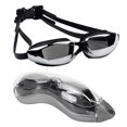 thumbnail image 1 of Gafas de natación Gafas impermeables con tapones para los oídos Clips para la nariz (chapado en negro) Likrtyny Para estrenar, 1 of 9