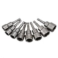 thumbnail image 2 of 6-19mm 1/4 pulgadas Socket Sets boquil tuerca conductor Auto carpintería herramientas piezas accesorios -19mm 8s 12-19mm 8 piezas Gloria Vaso de punta hexagonal, 2 of 9